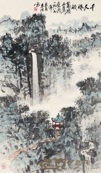 朱恒 岭西风貌图 83×50.5cm 约3.8平尺