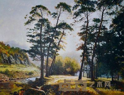 李云峰 森林青松 72×99cm