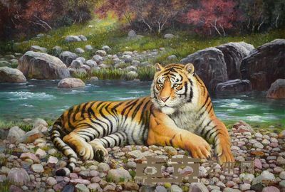 卢元哲 森林虎 130×200cm
