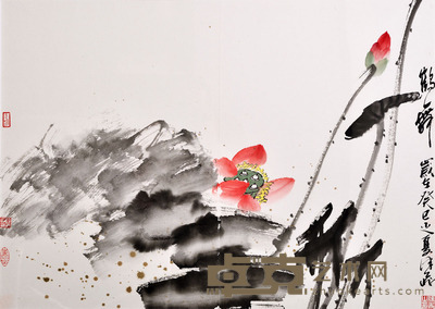徐飞 鹤舞 48×68cm(约2.9平尺)