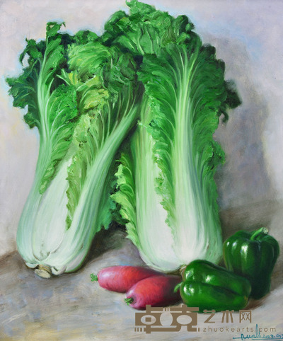 李历 菜蔬 59×49cm(约2.6平尺)