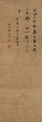 张问陶 丁巳（1797年）作 悟诗图 立轴