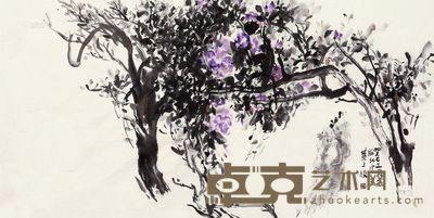 黄三枝 2013年作 版纳写生 镜心 68×136cm