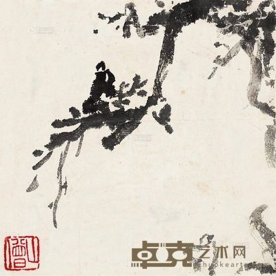 圆霖 鸟巢禅师 镜片 16×16cm