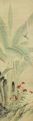 梁若珠 花卉 立轴