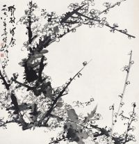黄独峰 1978年作 梅花 立轴