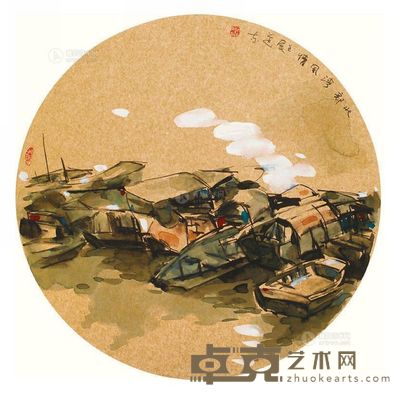 蔡道东 水彩 50×50cm