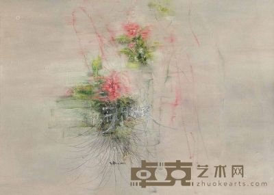 刘炜 2006年作 花儿系列二 50×70cm