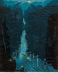 胡定宇  珍珠路—三峡夜航