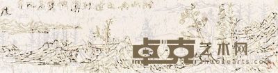 王天德 2007年作 数码风景 35×132.5cm