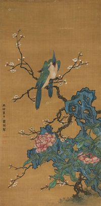 戴琬 （传） 花鸟 立轴