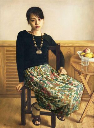 李贵君 1992年作 北京小姐