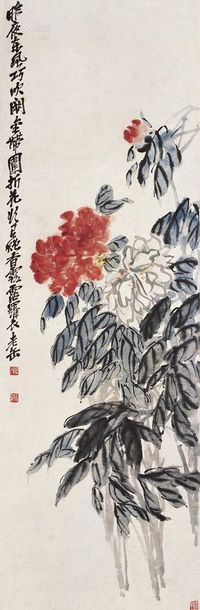 吴昌硕 花卉 镜心