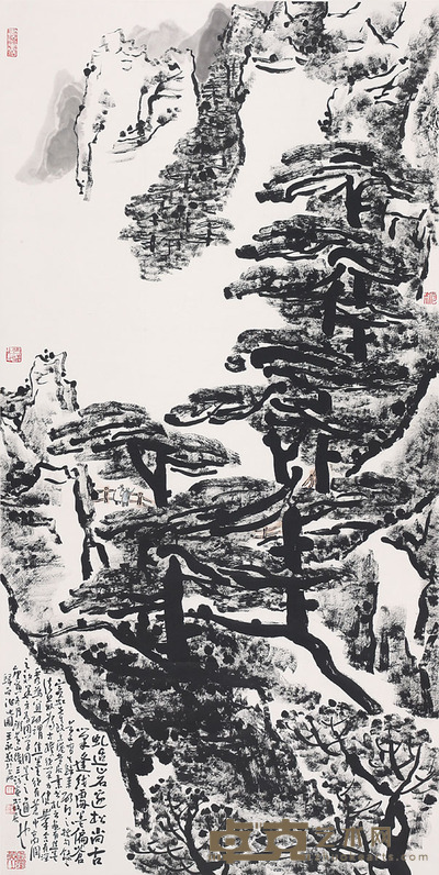 王永敬 山水 68×138cm