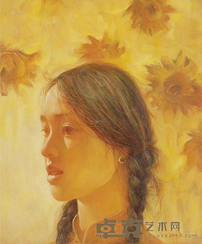 邢健健 人物 52×62cm