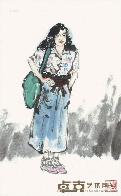 张友宪 人物 30×48cm