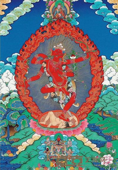 西热嘉措 智行佛母 92×65cm
