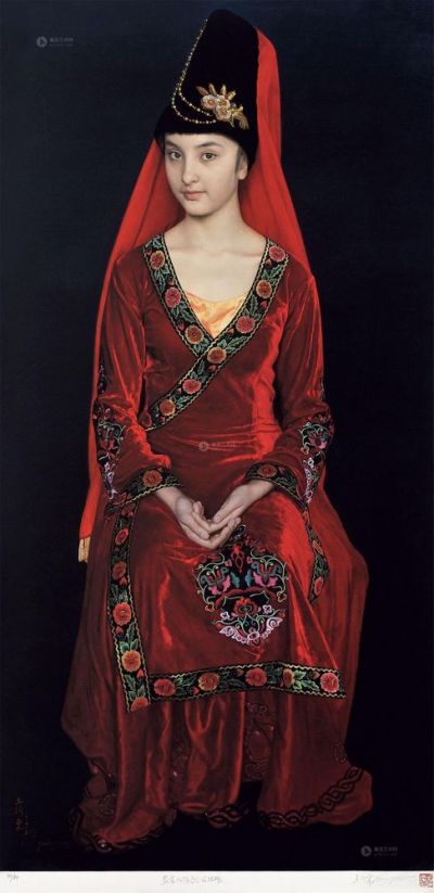 王沂东 2012年作 盛装维吾尔族姑娘