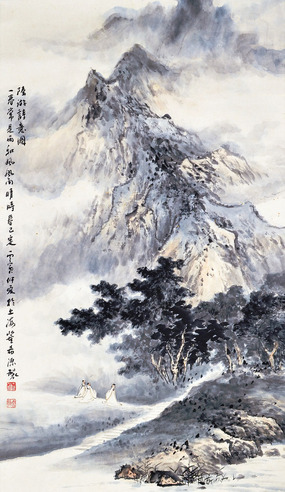 董希源 陆游诗意图