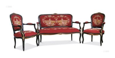 19世纪末期 路易十五沙发 （三件套）