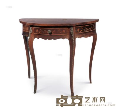 20世纪初期 路易十五小桌 长80×宽37×高71cm