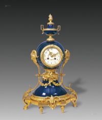 19世纪末期 陶瓷钟