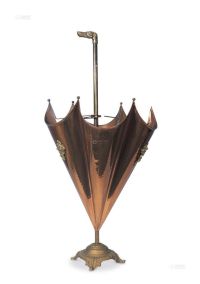 20世纪中晚期 铜伞架