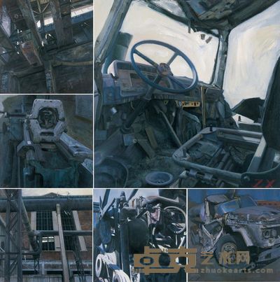 朱枭 2012年作 新洋务运动 40×40cm×6