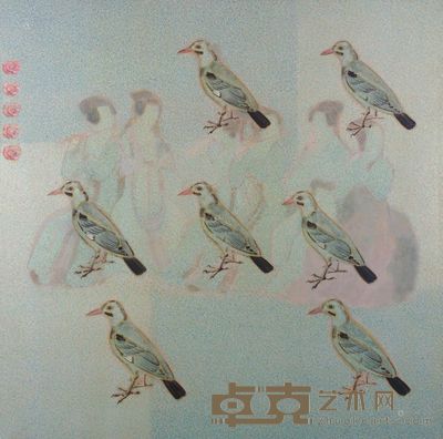王崇学 2006年作 透 120×120cm