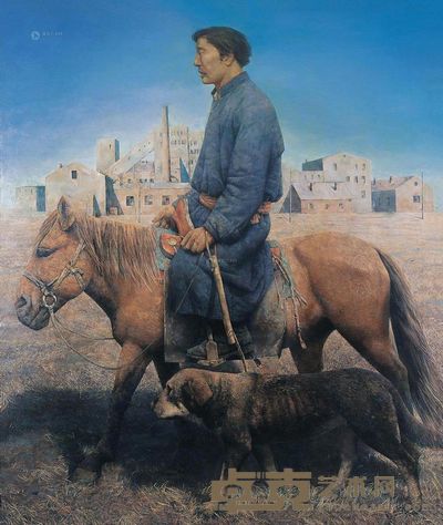 董从民 2002年作 城市边缘 150×130cm