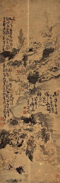 高凤翰 1741年作 大富贵图 立轴