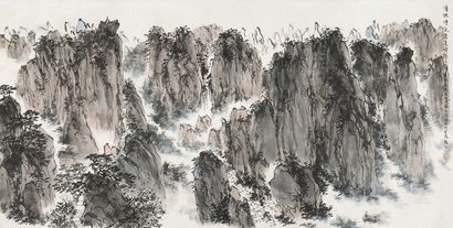 徐钢 2010年作 清秋 拓纸