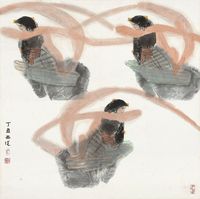 马西光 人物图 镜片