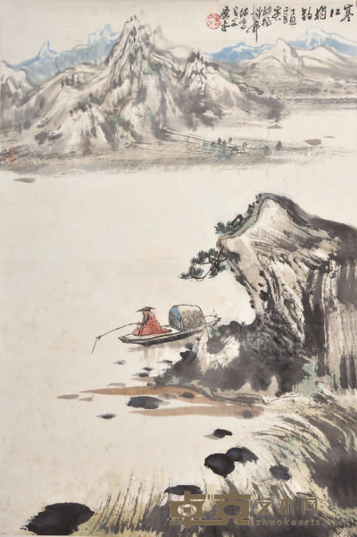 萧平 寒江独钓 68×48 约3 平尺