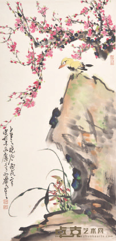 萧平 春晓 76×37cm 约 2.5 平尺