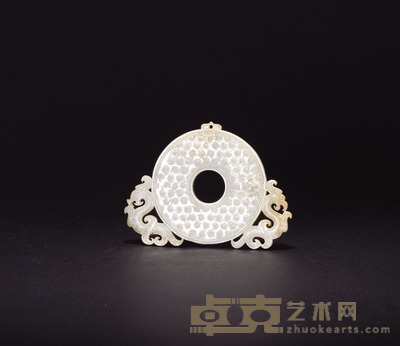 西汉出廓系璧 6.7×0.4cm