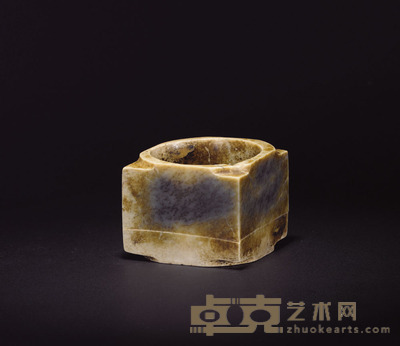 西周玉琮 6.4×0.5cm