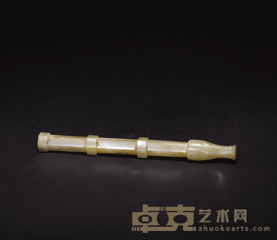 汉玉笔杆 13×1cm
