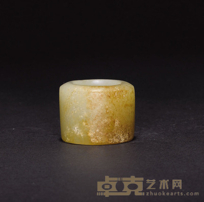 清玉板指 2.4×3cm