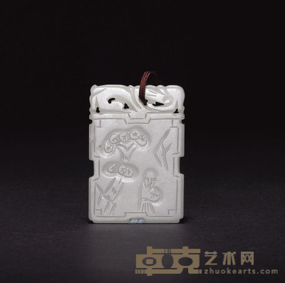 松下高士玉牌 5×0.4cm