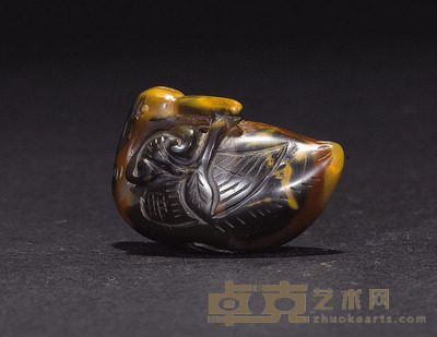 民国玛瑙鹅 3.4×2.2cm