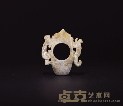 汉鸡心佩 长5.5cm