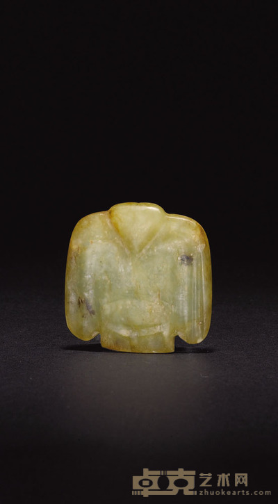 红山文化黄玉鸮 长3.3cm