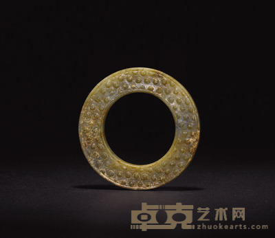 汉谷纹玉环 6.5×0.5cm