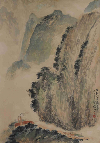 李琼久 山水