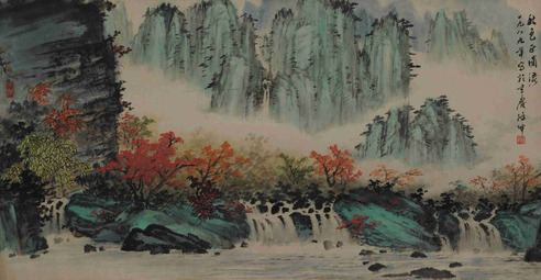 杨鸿坤 山水