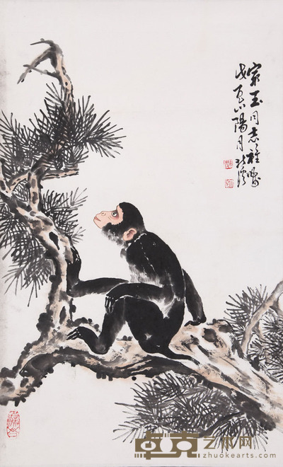 周北溪 猴 67x41