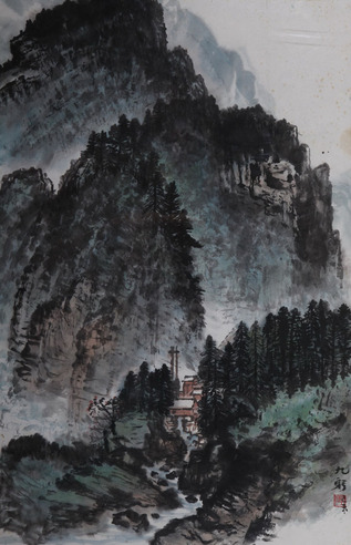 李琼久 峨山小景