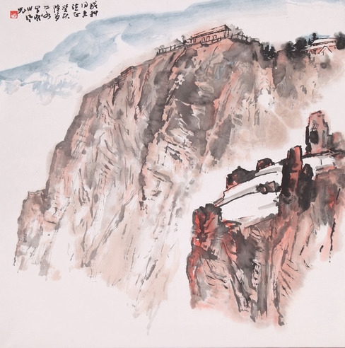 李琼久 峨山风光