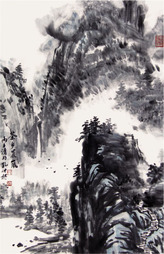 孔仲起 山水